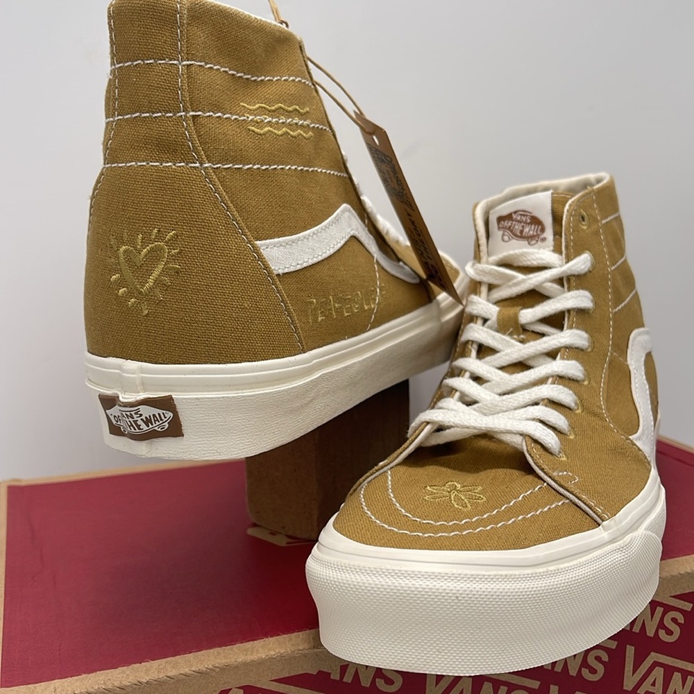 Vans Men's High-Top Sneakers Sk8-Hi Tapered (Eco Theory Mustard Gold
VN0A4U16ASW - Picture 7 of 16